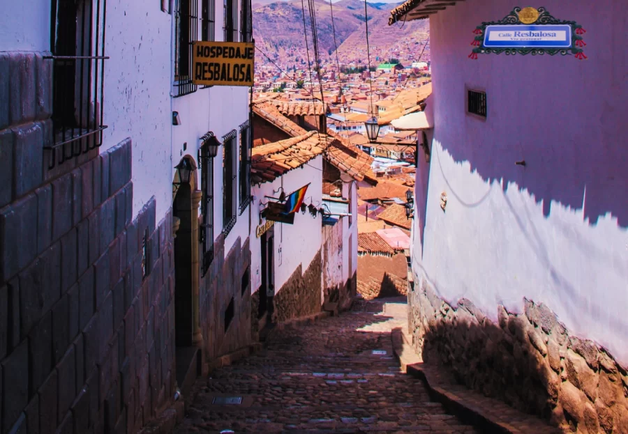 Calle Resbalosa Cusco