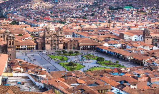 Mirador de Cristo Blanco en Cusco (Pukamuqu)