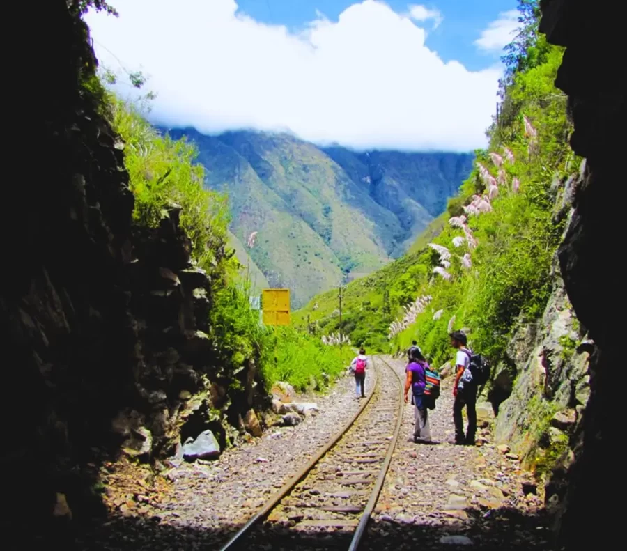 La route vers a Machu Picchu