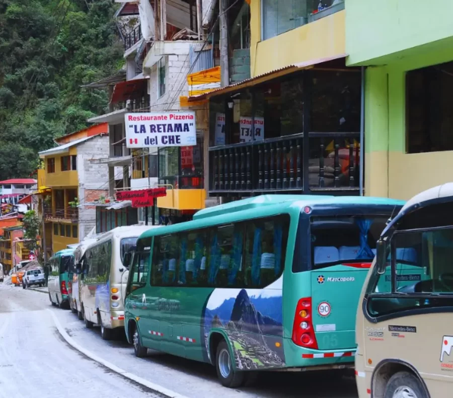 Bus pour le Machu Picchu