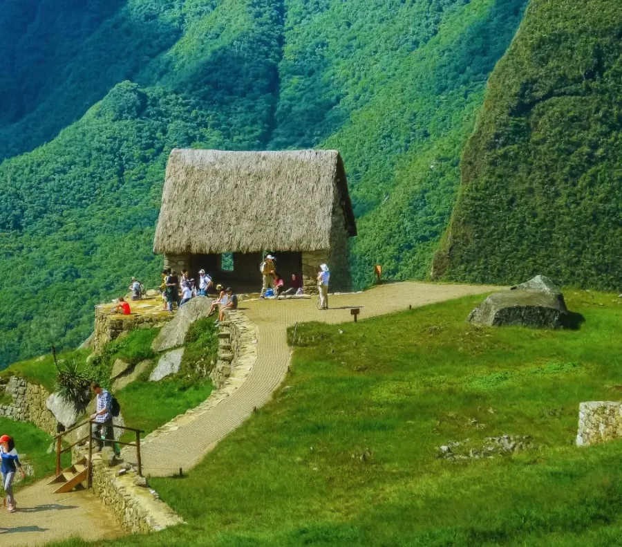 La casa del guardiano di Machu Picchu