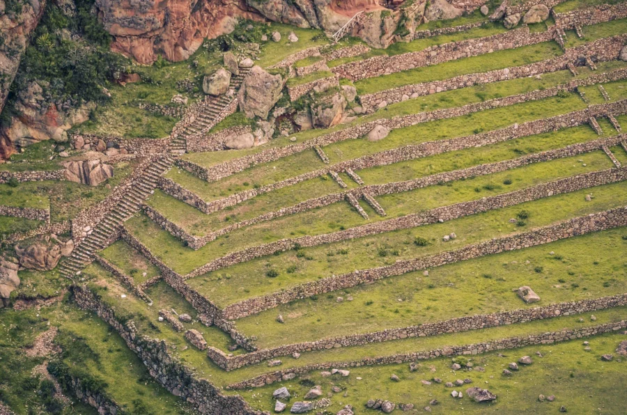 Ruínas da Trilha Inca de Llactapata