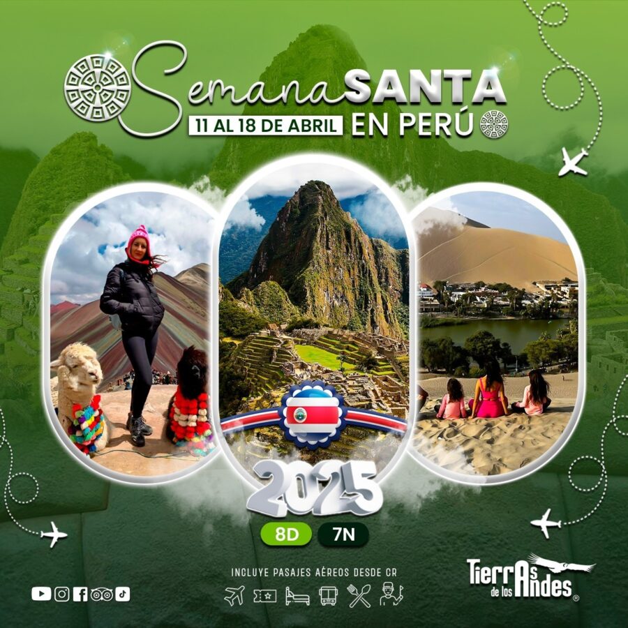 Tour por el Perú desde Costa Rica