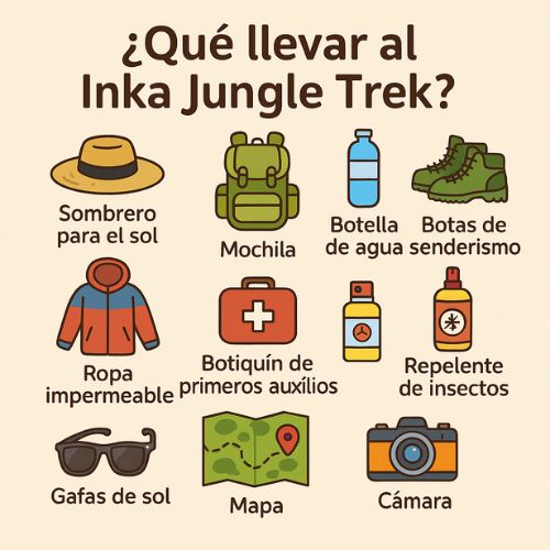 Cosas Para Llevar Al Inka Jungle