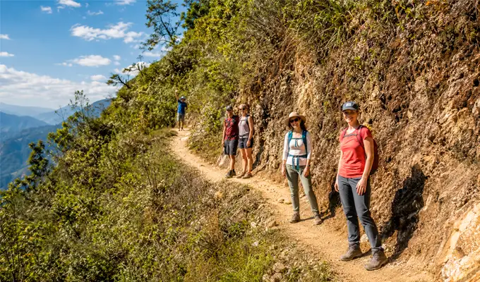 Itinéraire du Chemin de l'Inca