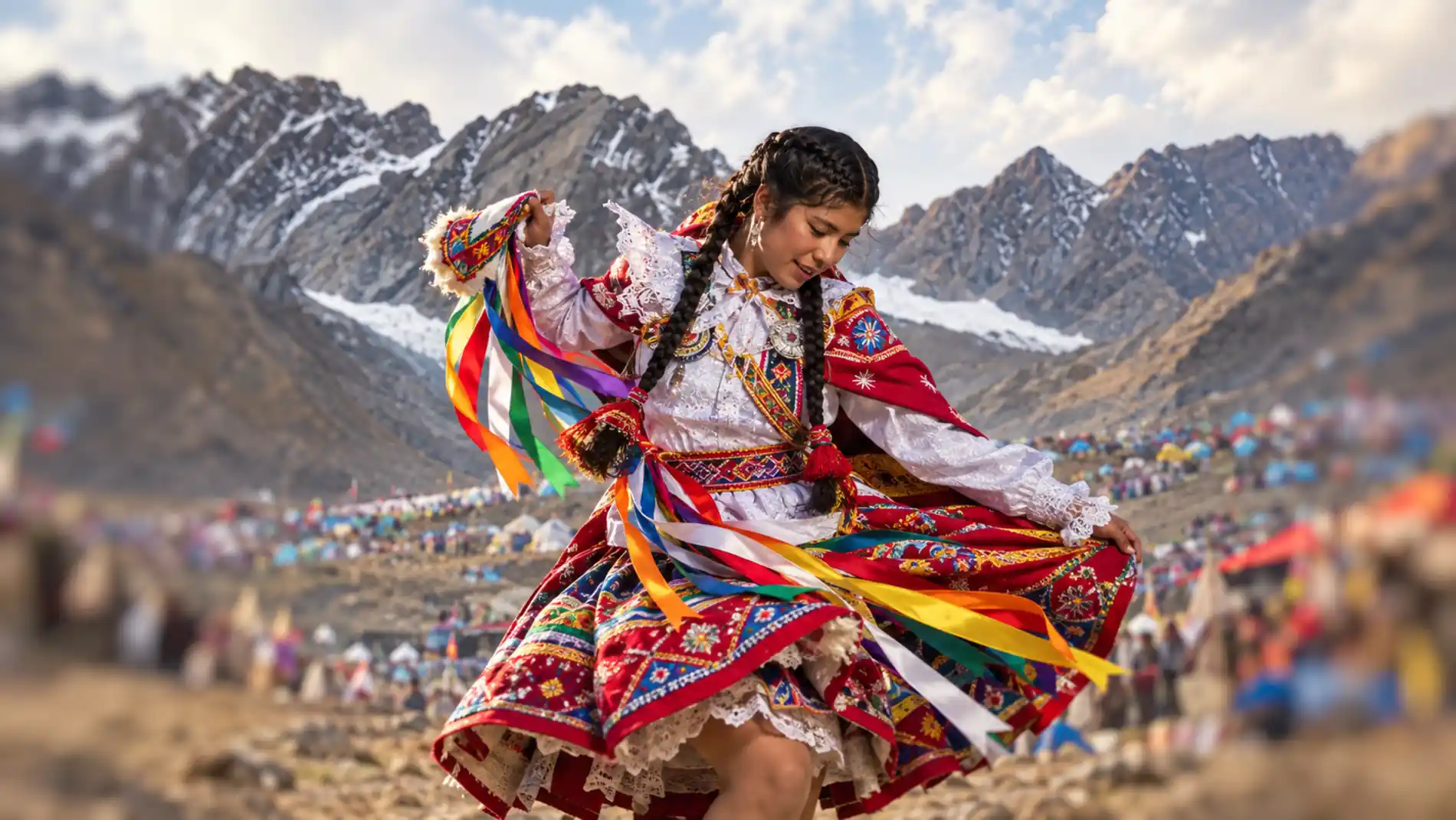 Danzante Mujer En La Pregrinacion Del Señor De Qollority