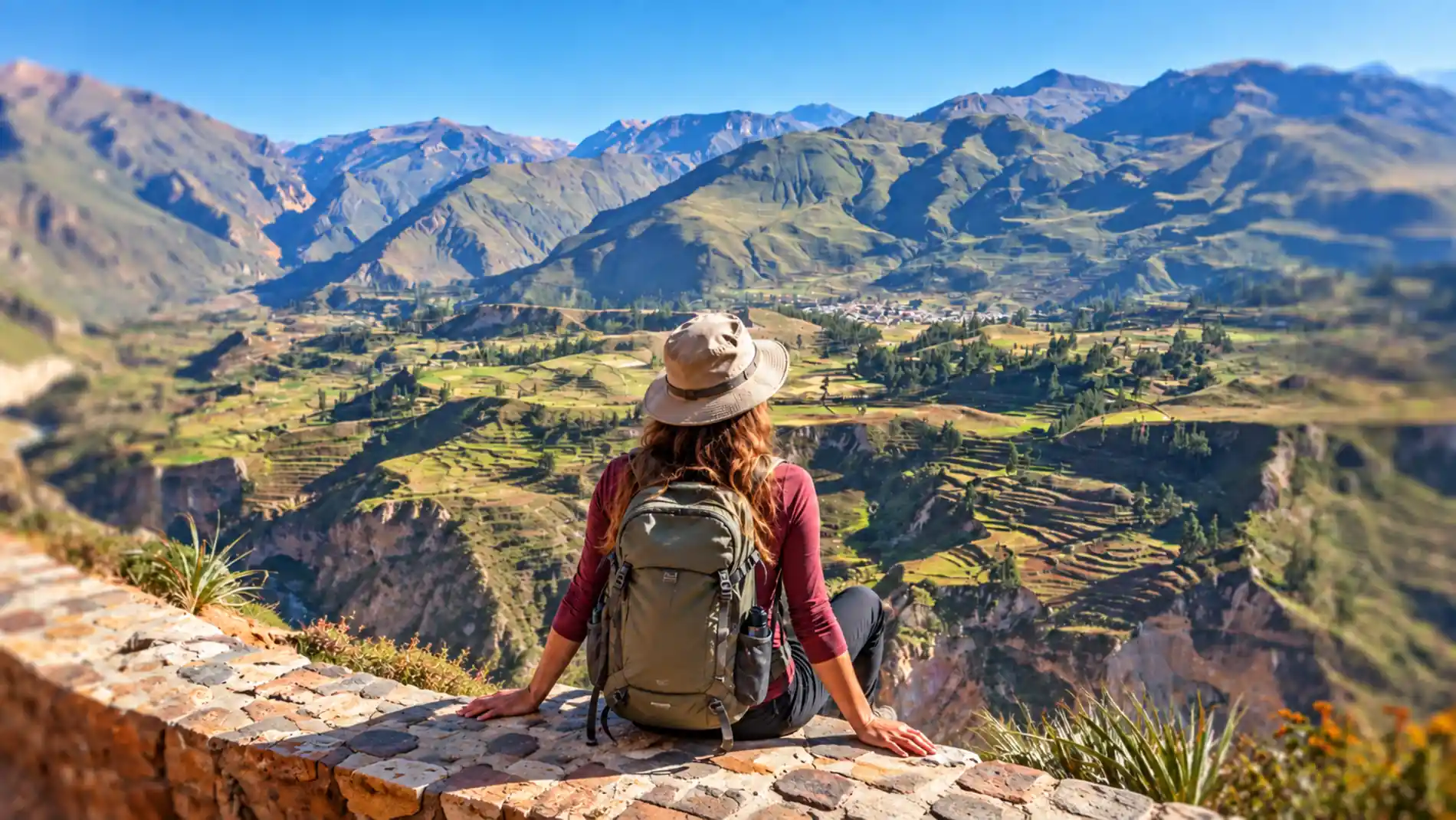 Vista Cañon De Colca Arequipa